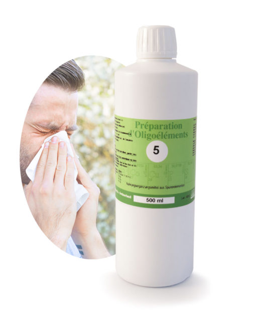 Image Oligoelements 500ml Oligaller Pour traiter les allergies